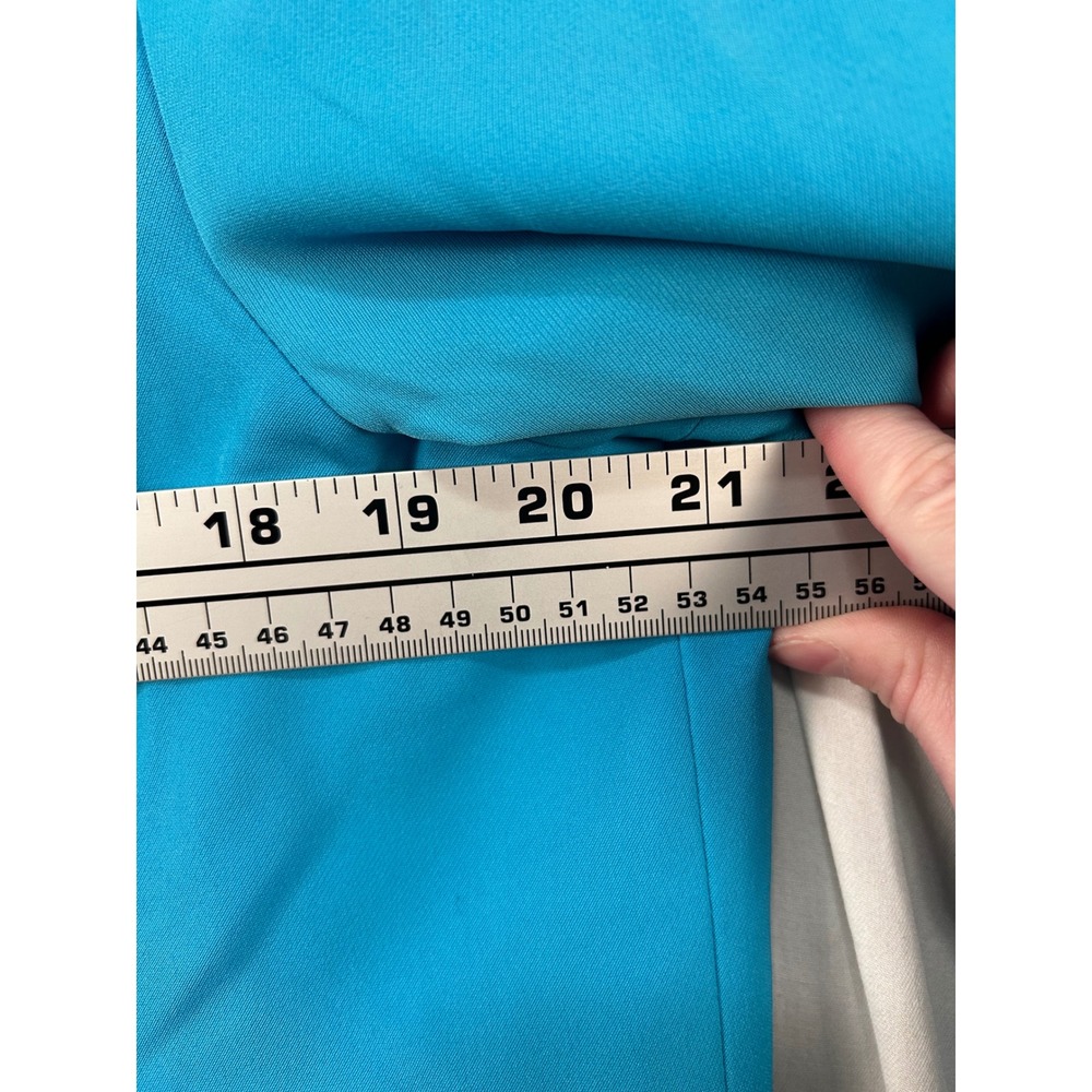 NWT Fashion Nova Blazer Pant Set Aqua Blue 1X #2300 - Picture 13 of 16